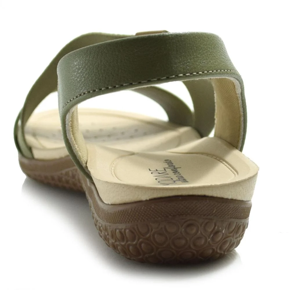 Sandália Flat Feminina Modare 7125.249.26892 Verde 4