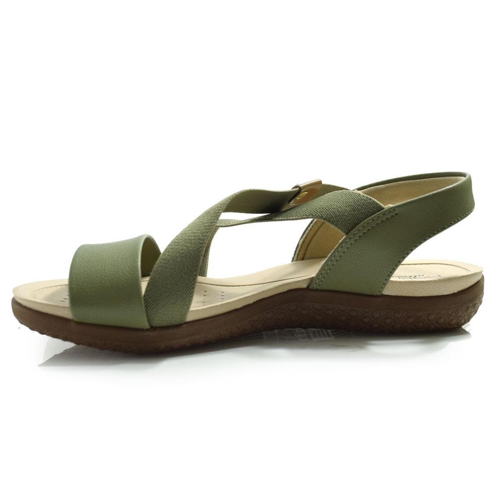 Sandália Flat Feminina Modare 7125.249.26892 Verde 5