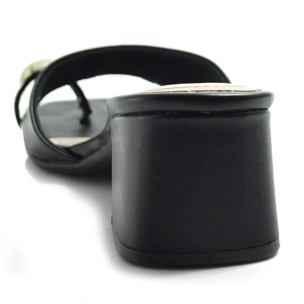 Tamanco de Salto Bloco Feminino Ramarim 2530201 Preto 4