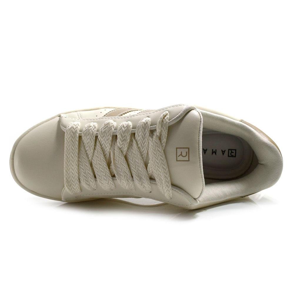 Tênis Casual Feminino Ramarim 2599201 Bege 6