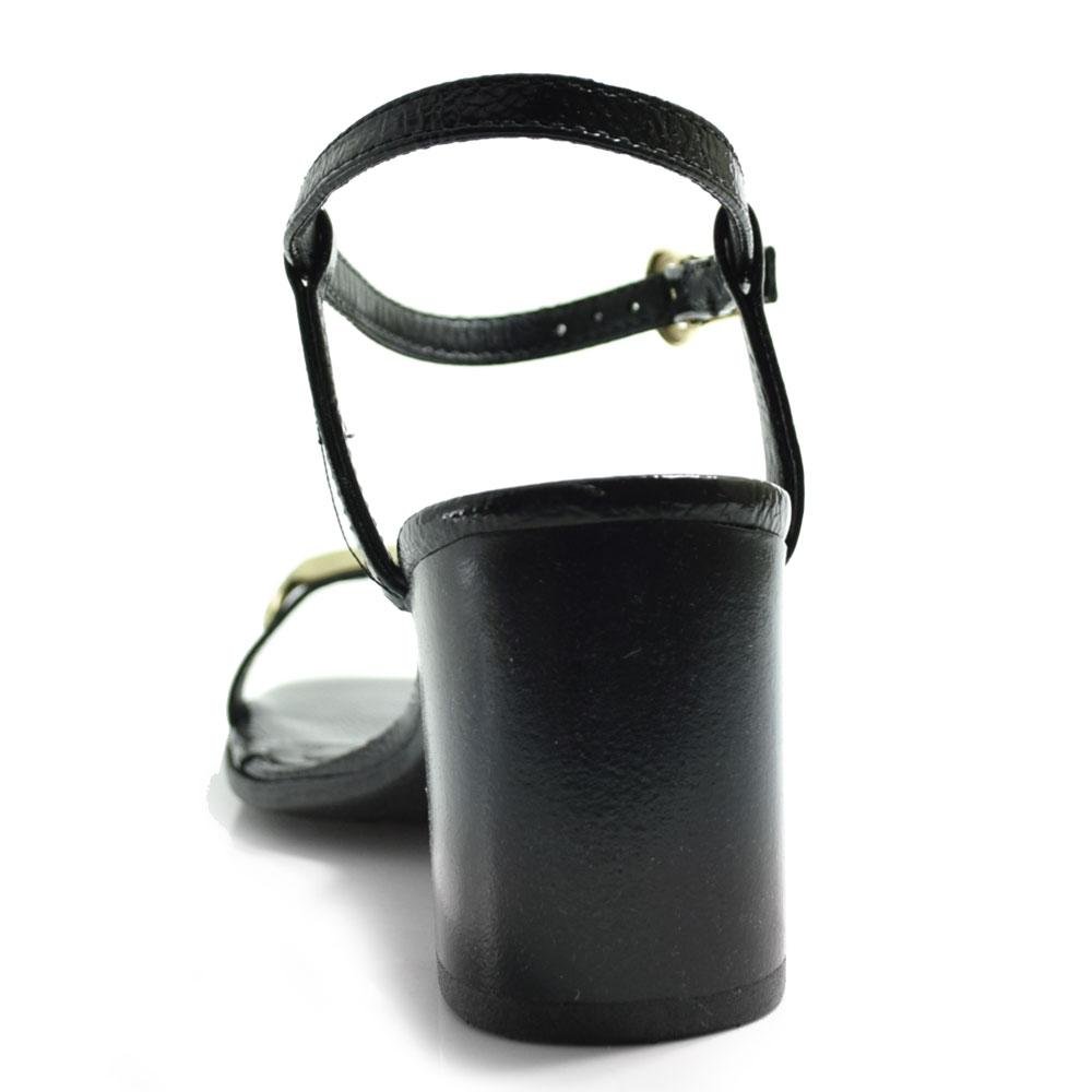 Sandália de Salto Bloco Feminina Ramarim 2531201 Preto 4