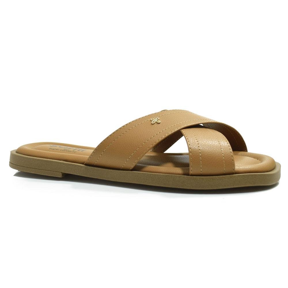 Sandália Rasteira Feminina Softli  10044.10247