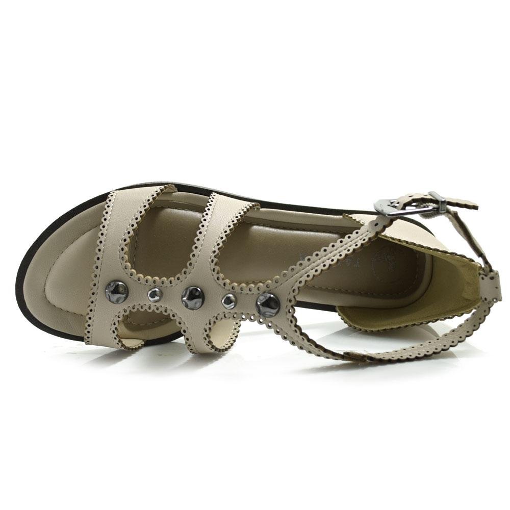 Sandália Rasteira Feminina Tanara Boho Chique T9191 Off White 6