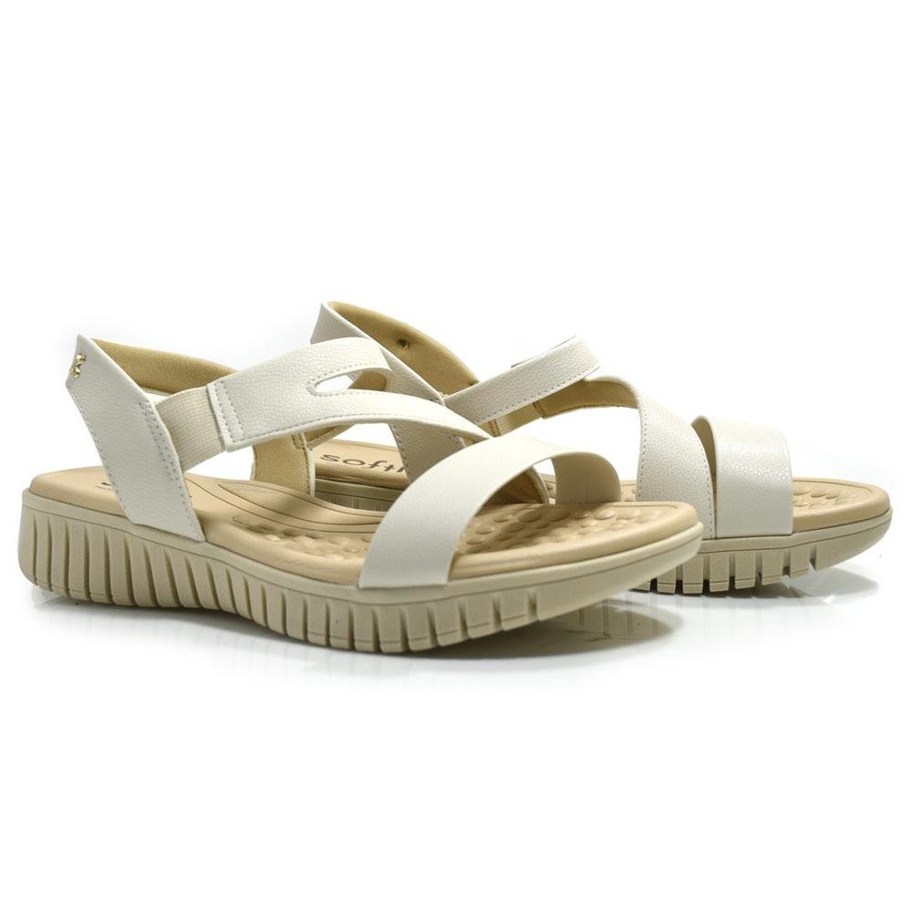 Papete Feminina Softli 10027.10305 Off White 2