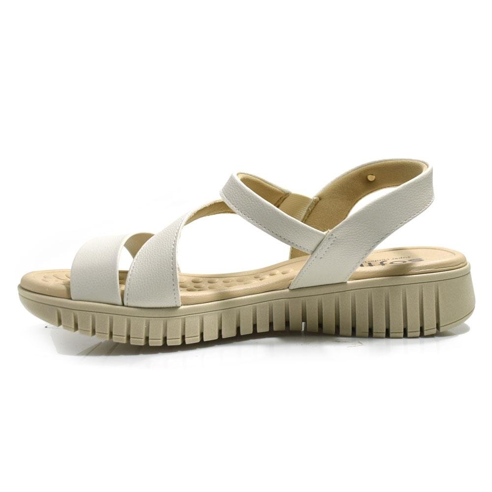 Papete Feminina Softli 10027.10305 Off White 5