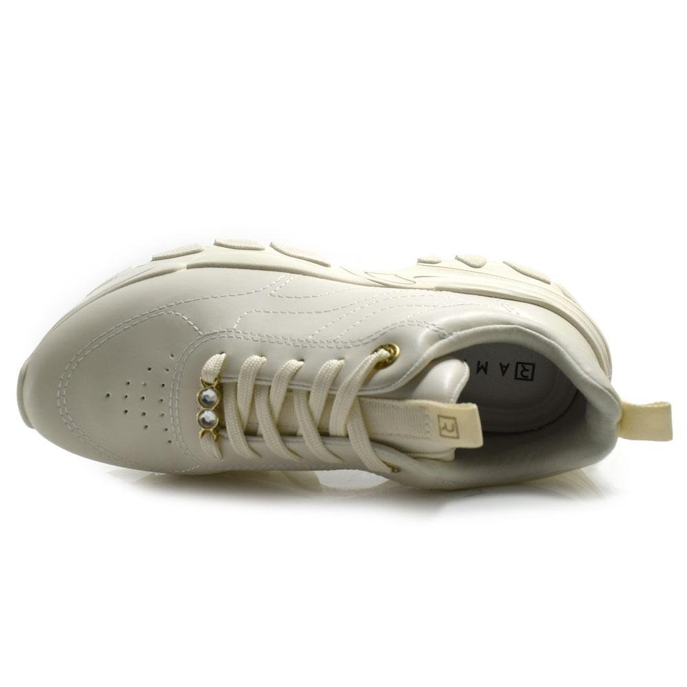 Tênis Casual Feminino Ramarim 2586201 Bege 6