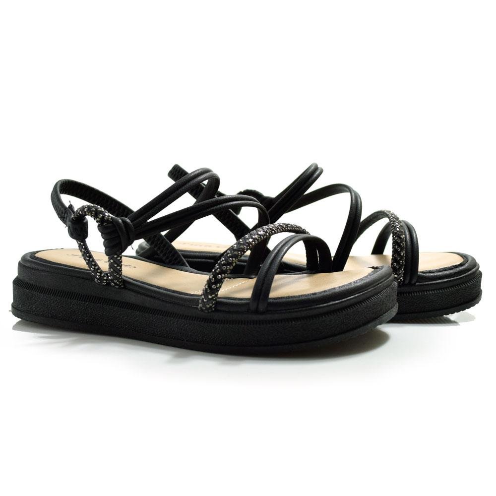 Papete Infantil Feminina Pink Cats V5872 Preto 2