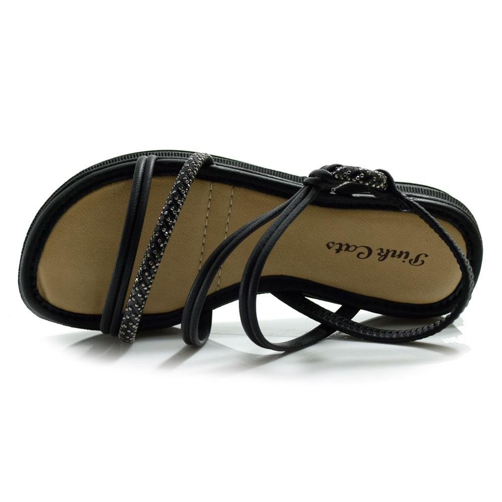 Papete Infantil Feminina Pink Cats V5872 Preto 6