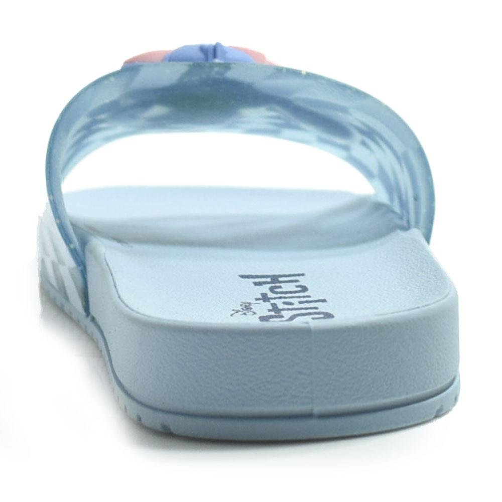 Chinelo Slide Infantil Grendene Stitch 23285 Azul 4