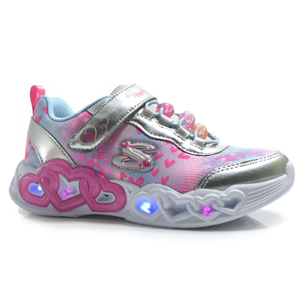 Tênis Infantil de LED Skechers Infinite Heart 303261L