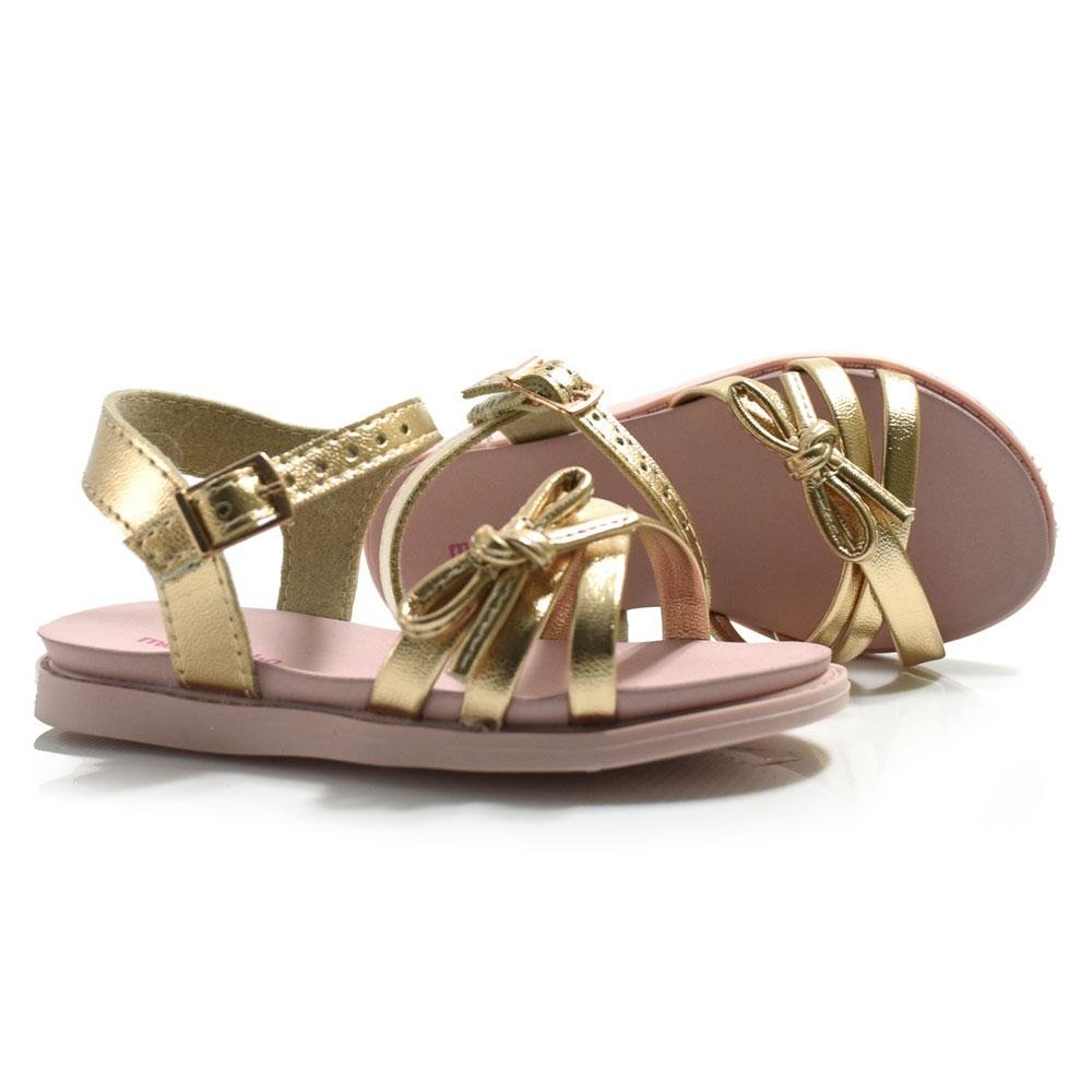 Papete Infantil de Menina Molekinha 2714.222.14710 Dourado 2