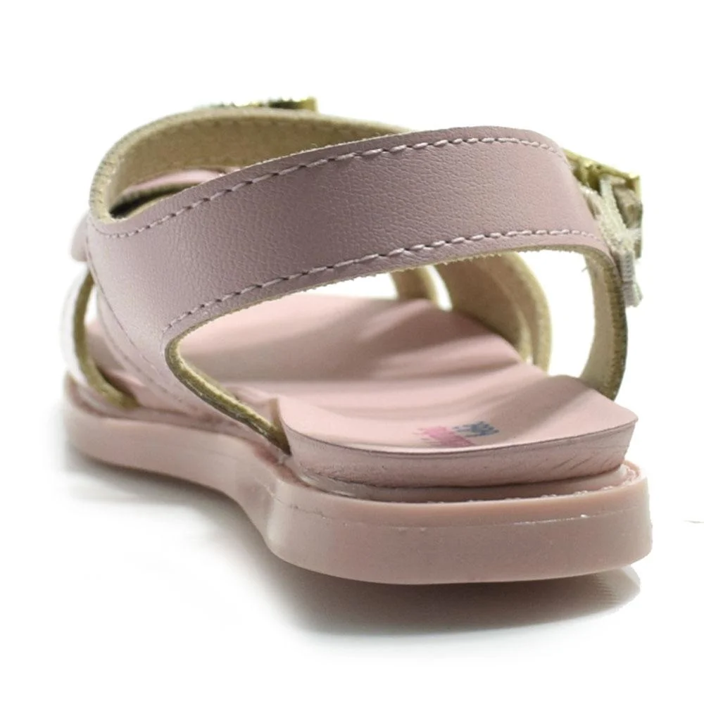 Sandália Rasteira Infantil Molekinha 2714.237.14461 Rosa 4