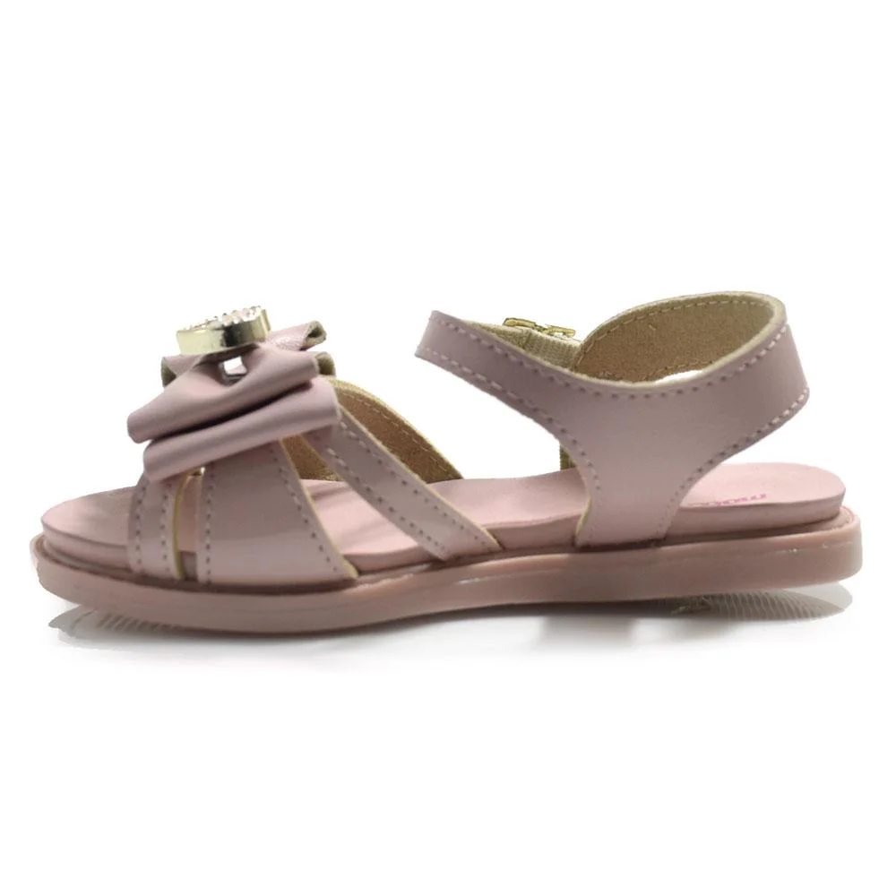 Sandália Rasteira Infantil Molekinha 2714.237.14461 Rosa 5