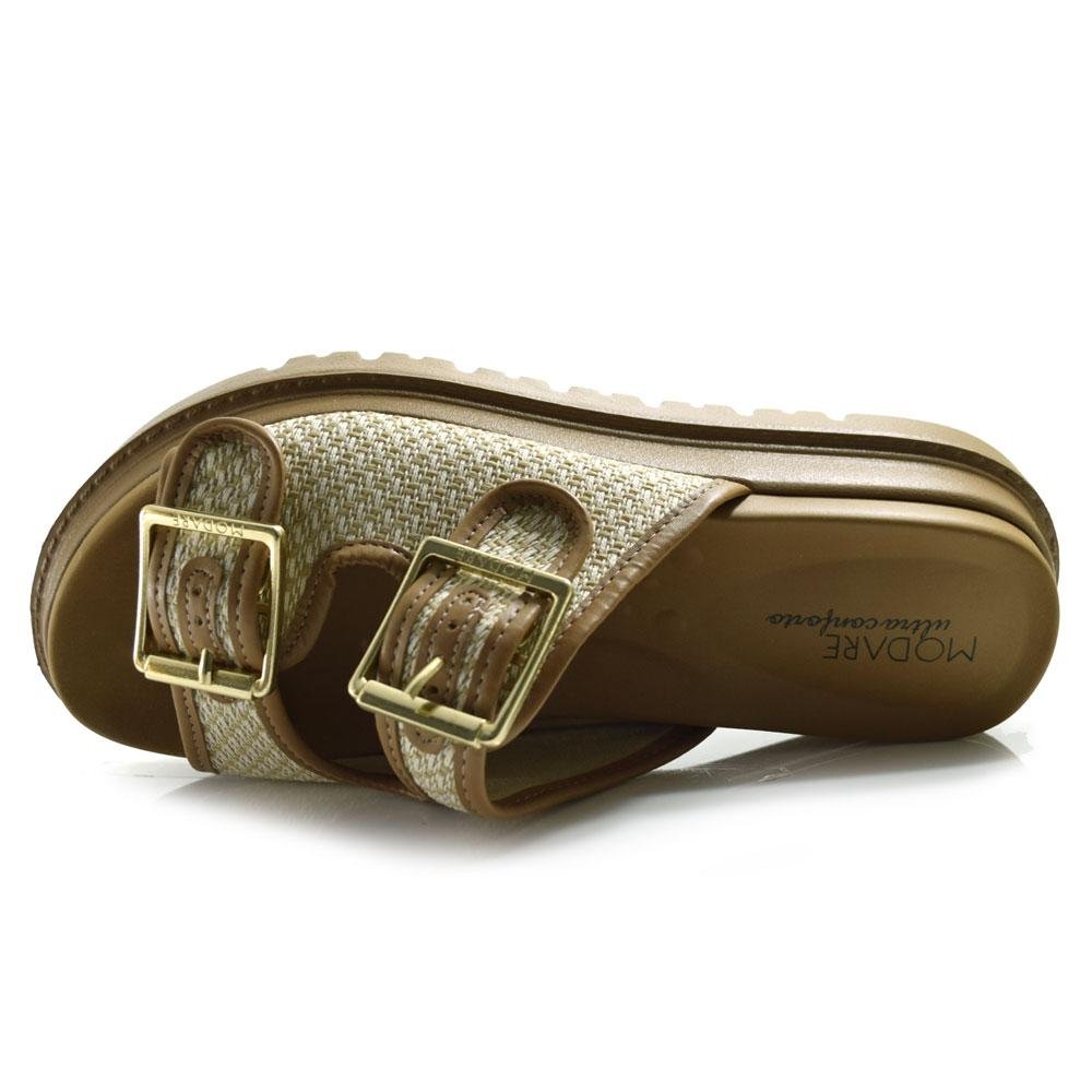 Papete Feminina Modare 7200.104.28980 Creme 6