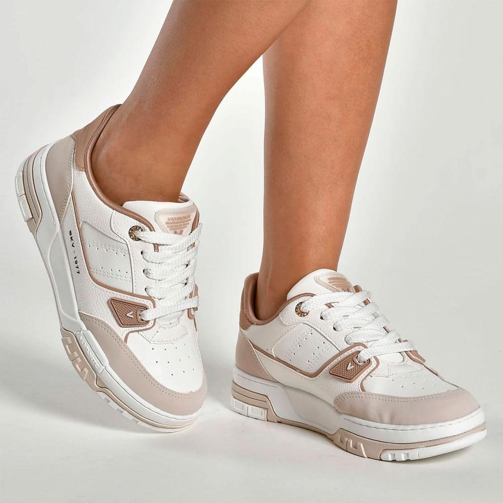 Tênis Casual Feminino Via Marte 218-008-15 Bege 3