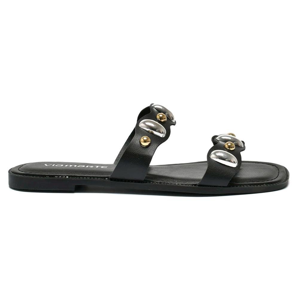 Sandália Rasteira Feminina Via Marte 291-003-01 Preto 4