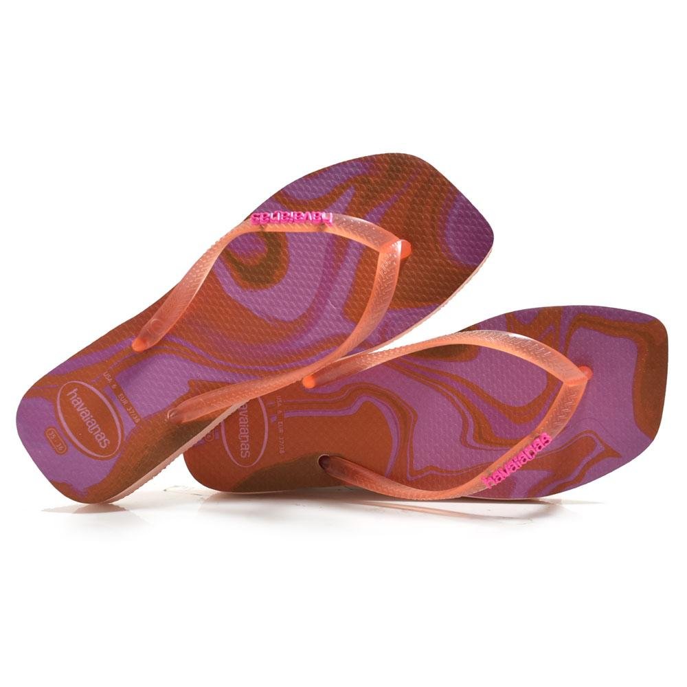 Chinelo Feminino Havaianas Slim Square Jelly