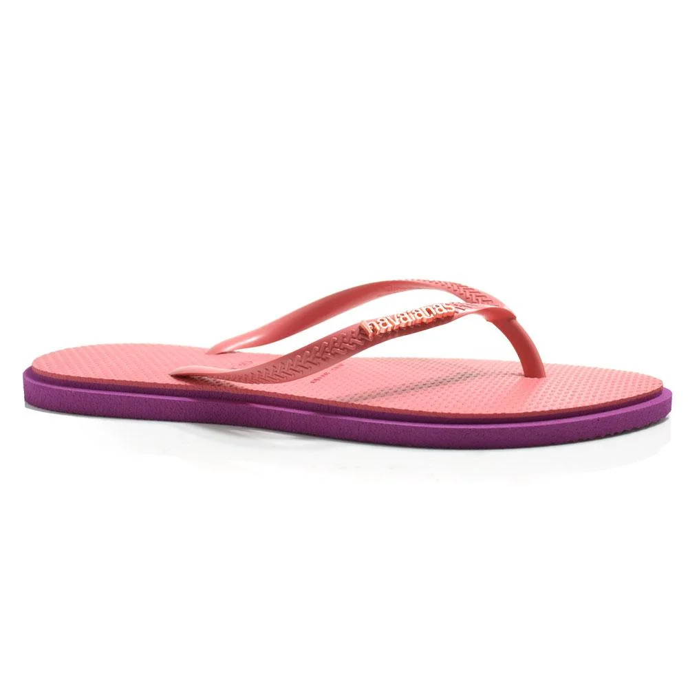 Chinelo Havaianas Feminino Slim Point Rosa 2