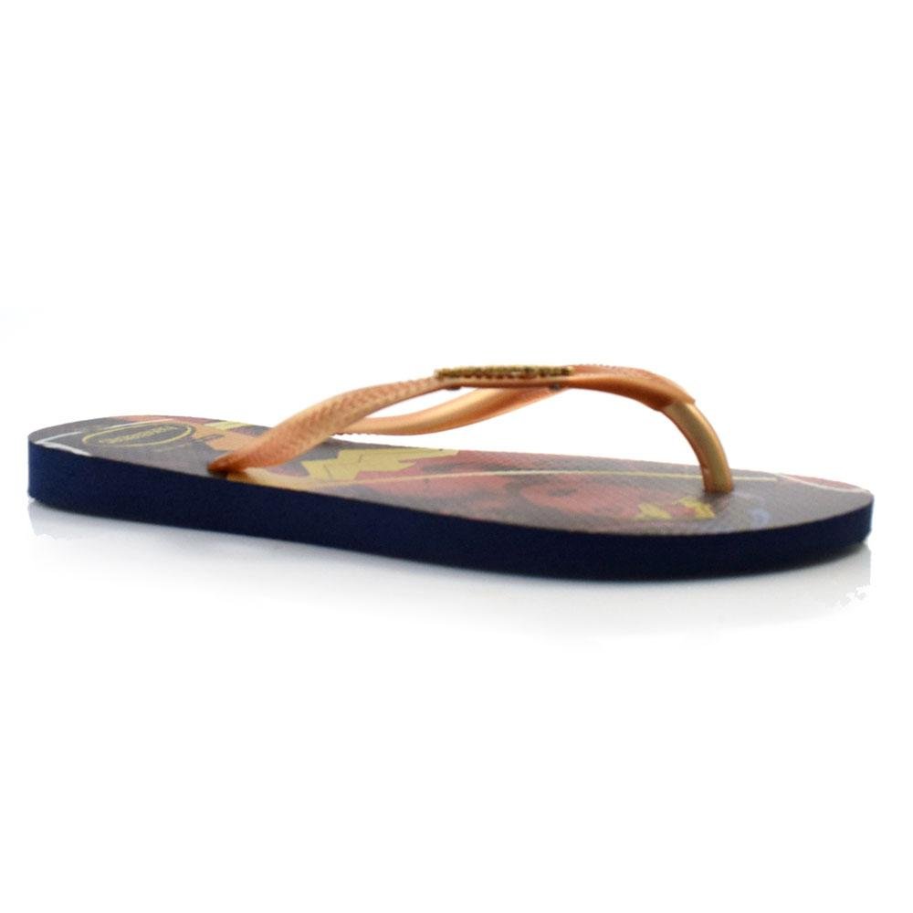 Chinelo Feminino Havaianas Slim Wonder Woman 4149873 Azul 2
