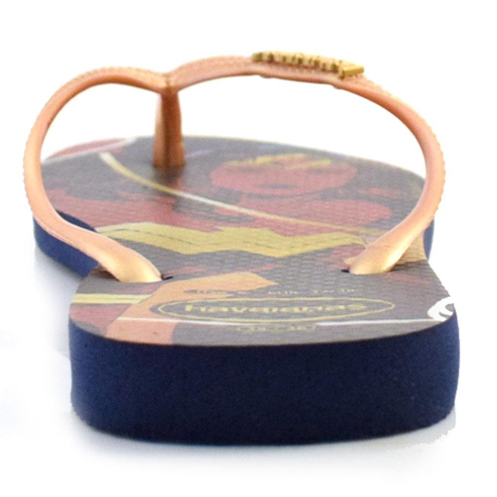 Chinelo Feminino Havaianas Slim Wonder Woman 4149873 Azul 4