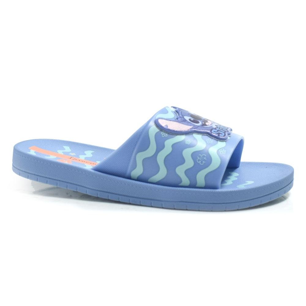 Chinelo Slide Infantil Stitch Ipanema 27367 Azul 2