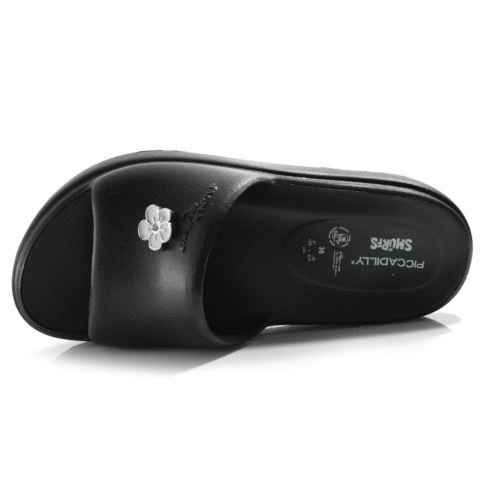 Chinelo Slide Nuvem Piccadilly  Preto 6