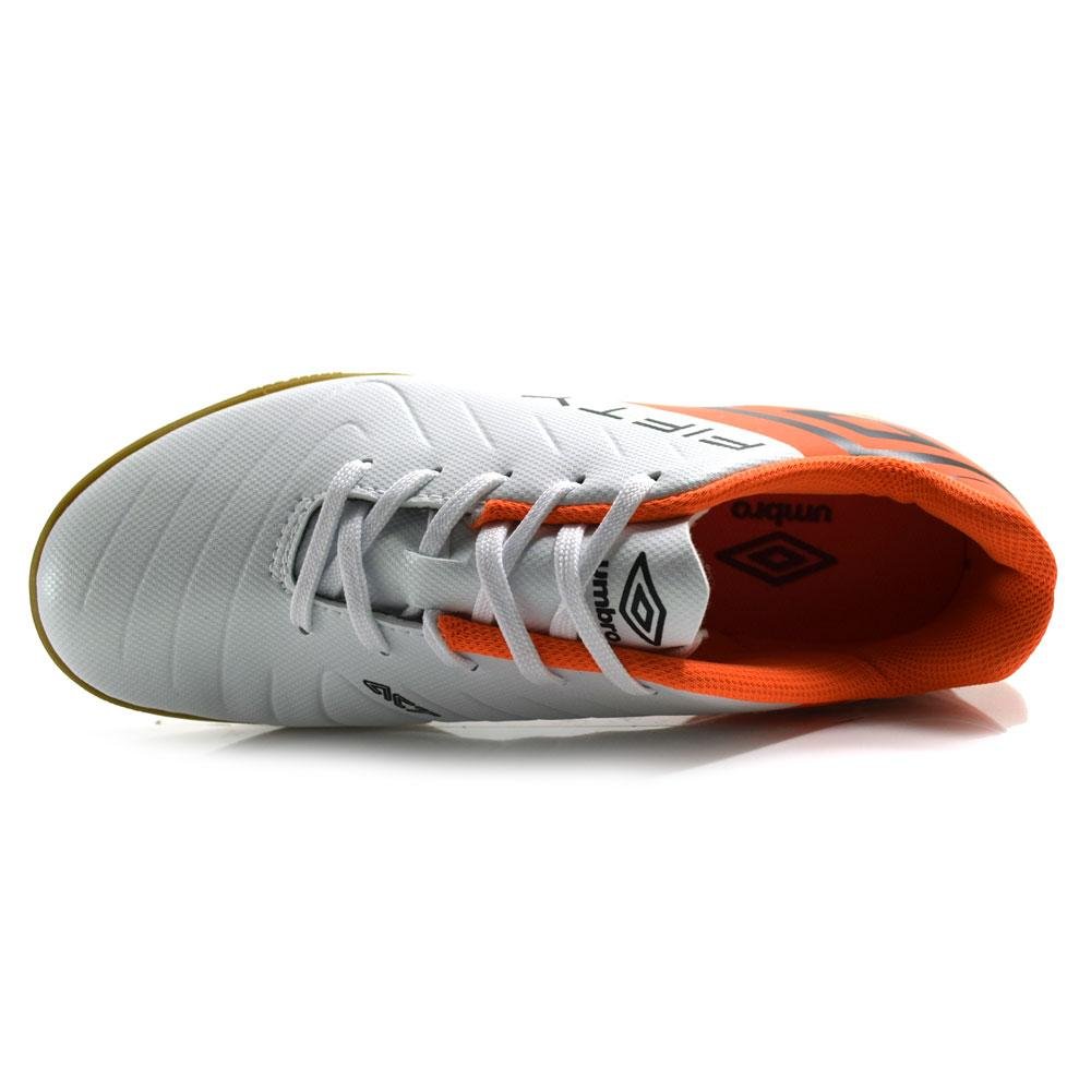 Chuteira de Futsal Infantil Umbro Fifty do 30 ao 36 Cinza 6