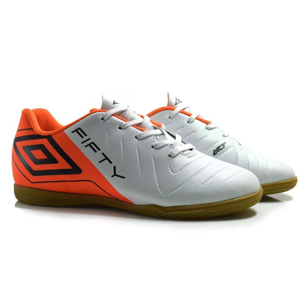 Chuteira de Futsal Infantil Umbro Fifty do 30 ao 36 Cinza 2