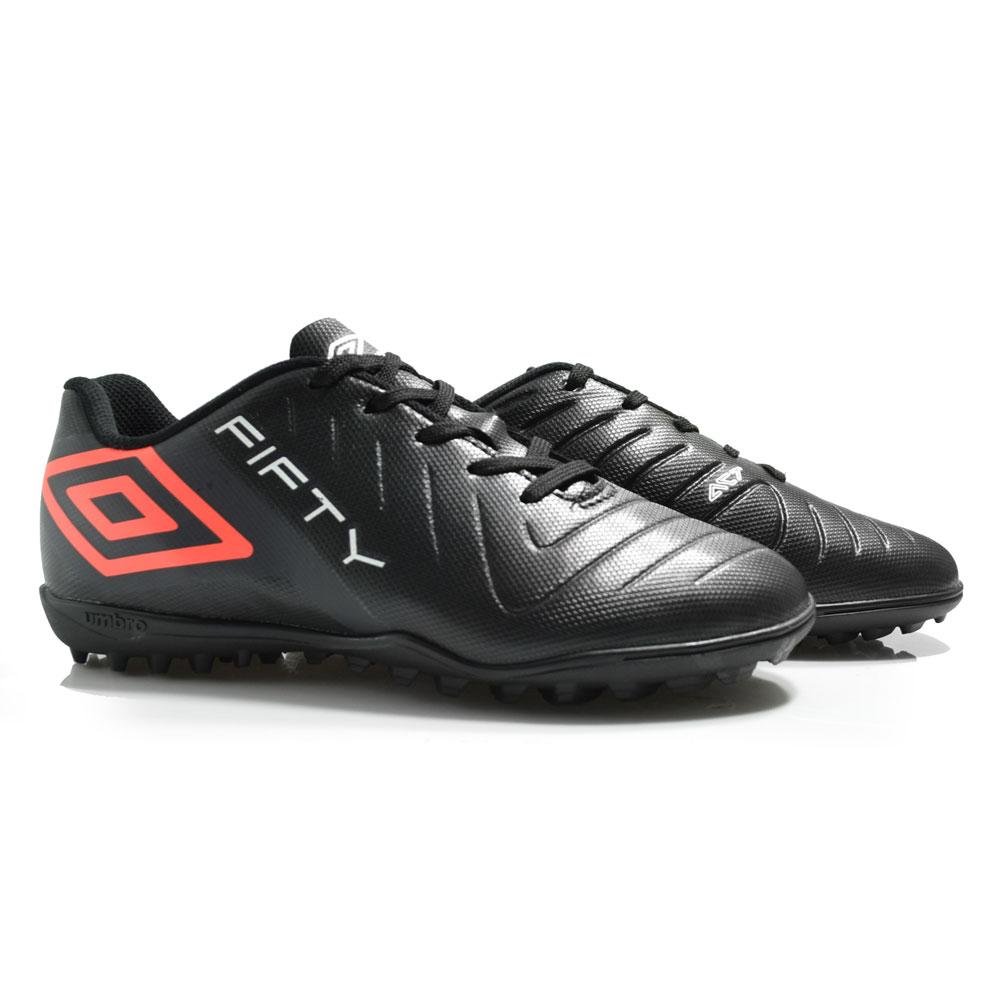 Chuteira Society Infantil Umbro Fifty Preto 2