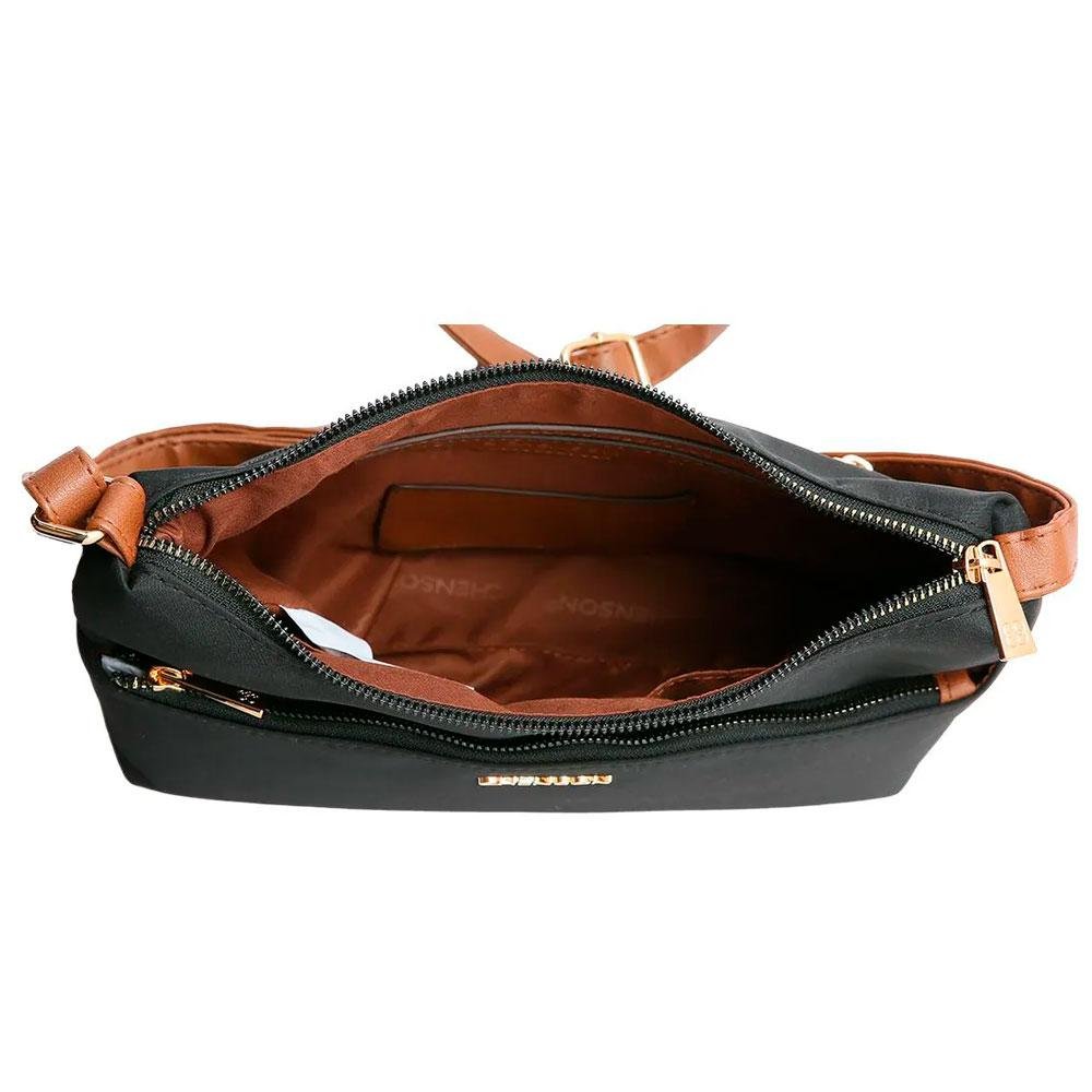 Bolsa Transversal Feminina Chenson 3184590 Preto 4