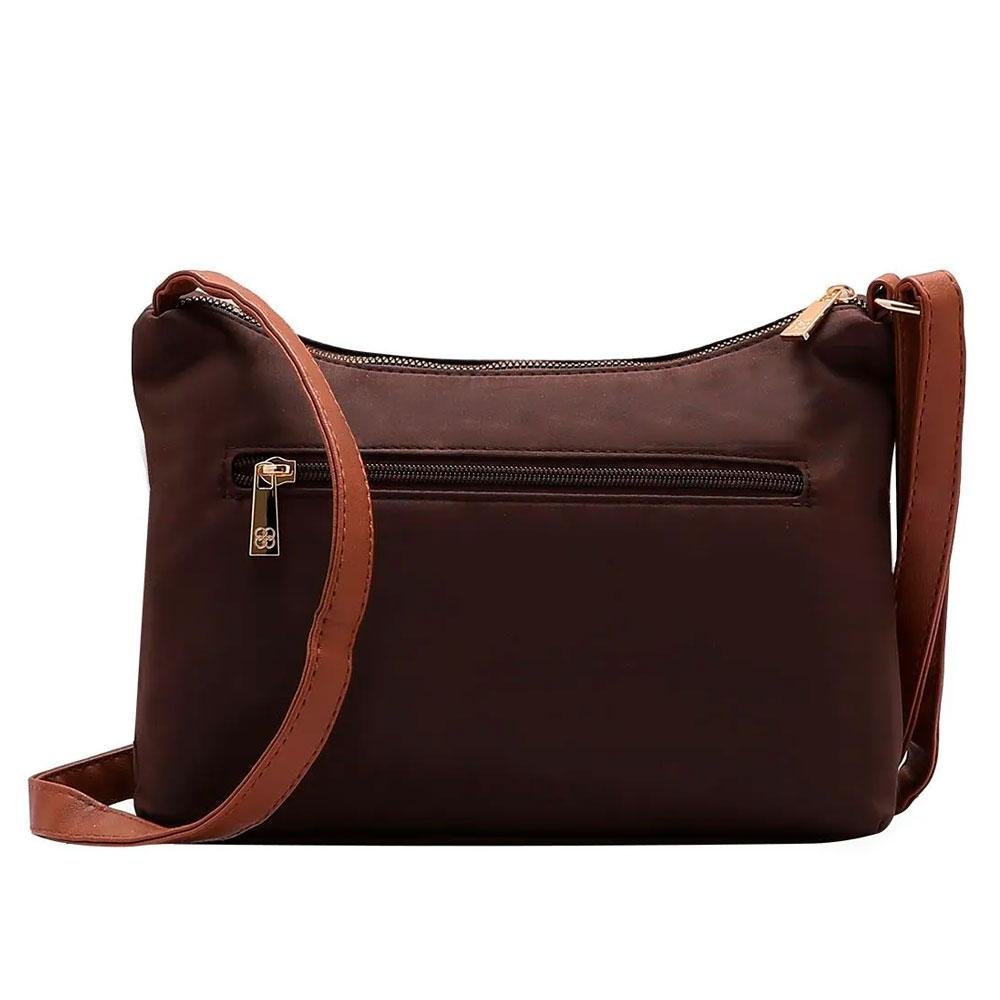 Bolsa Transversal Feminina Chenson 3184590 Marrom 3