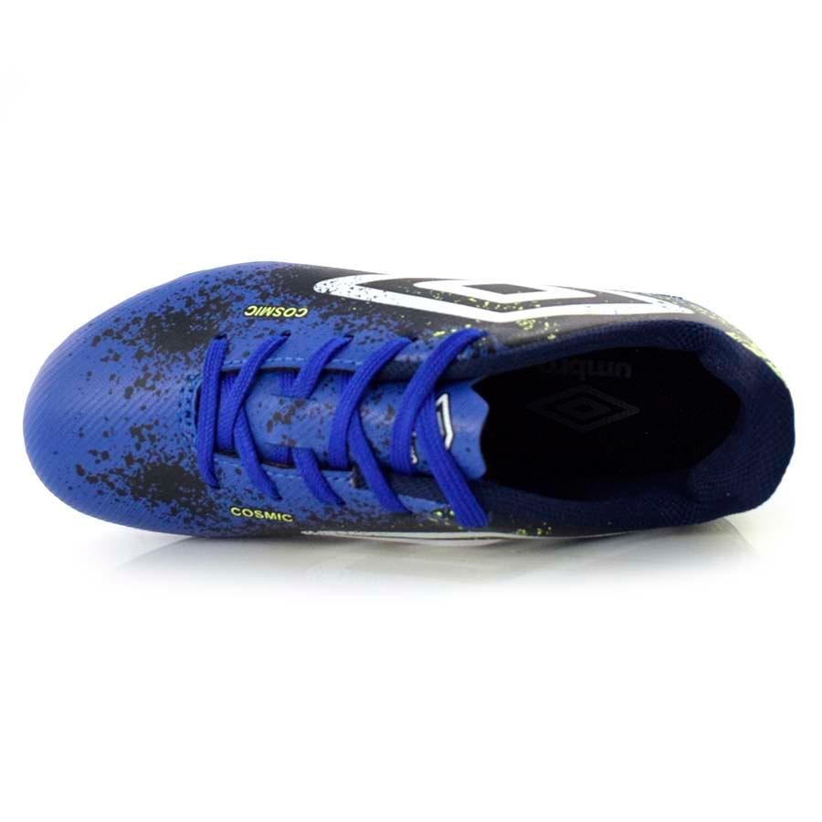 Chuteira Infantil Umbro Cosmic U07FB088 Azul 6