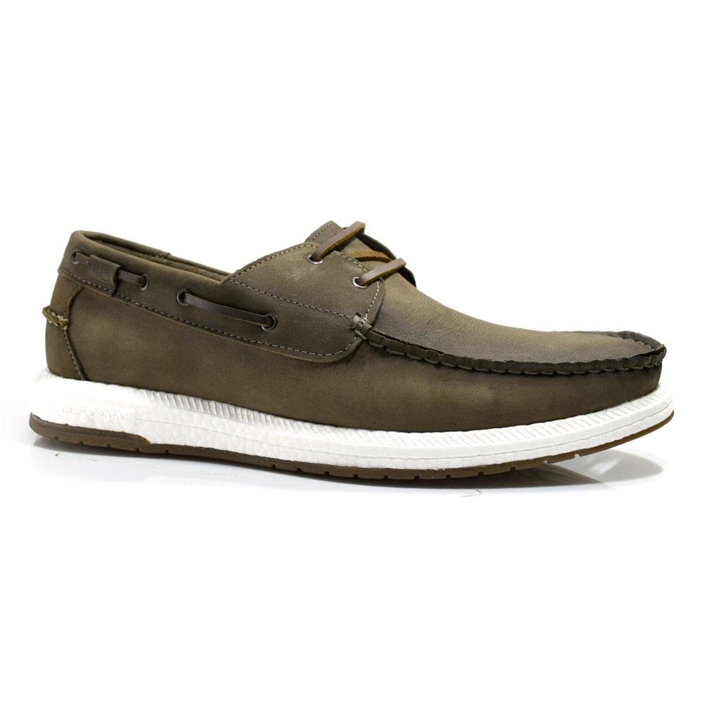 Mocassim de Couro Masculino Democrata Pulse 610102