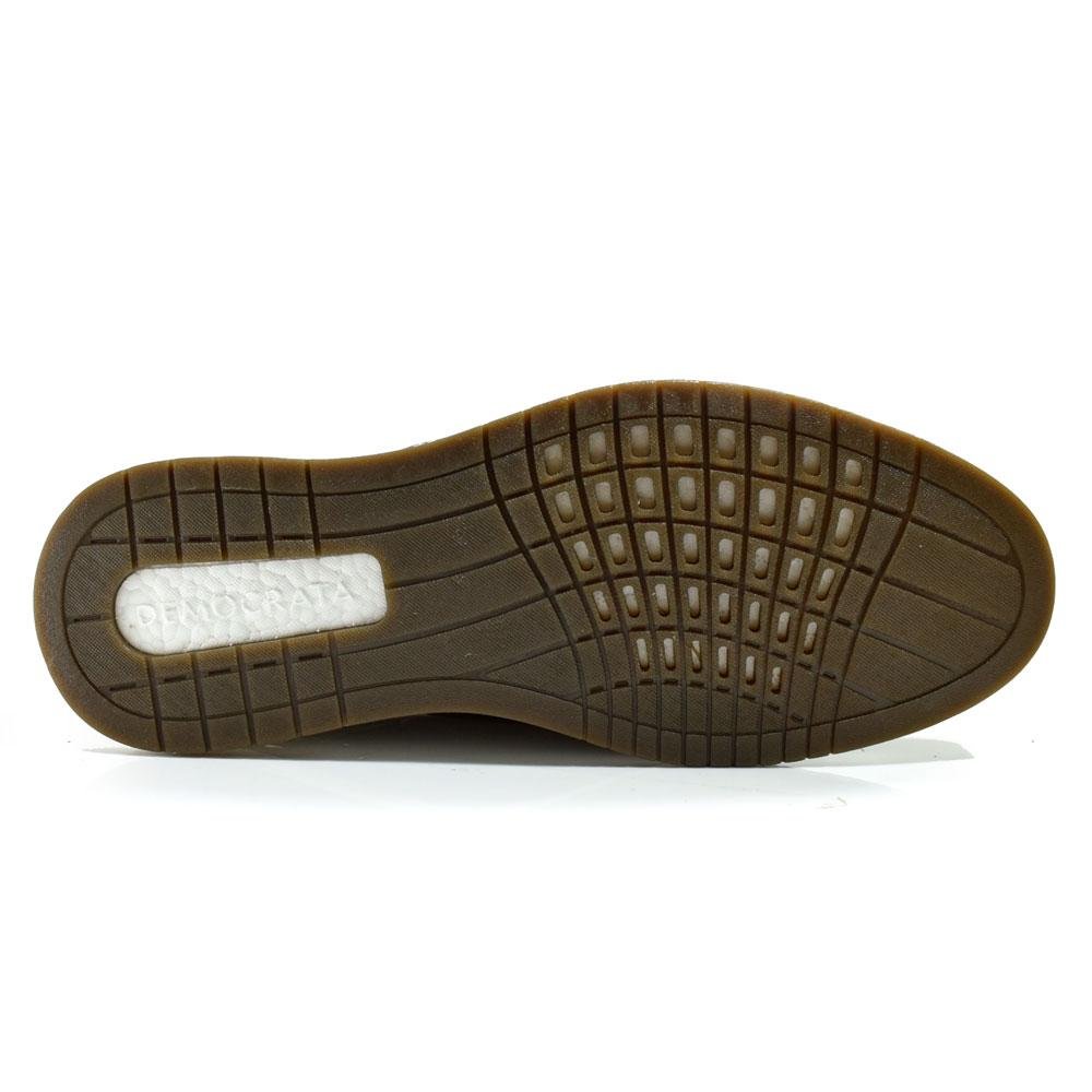 Mocassim de Couro Masculino Democrata Pulse 610102 Marrom 7