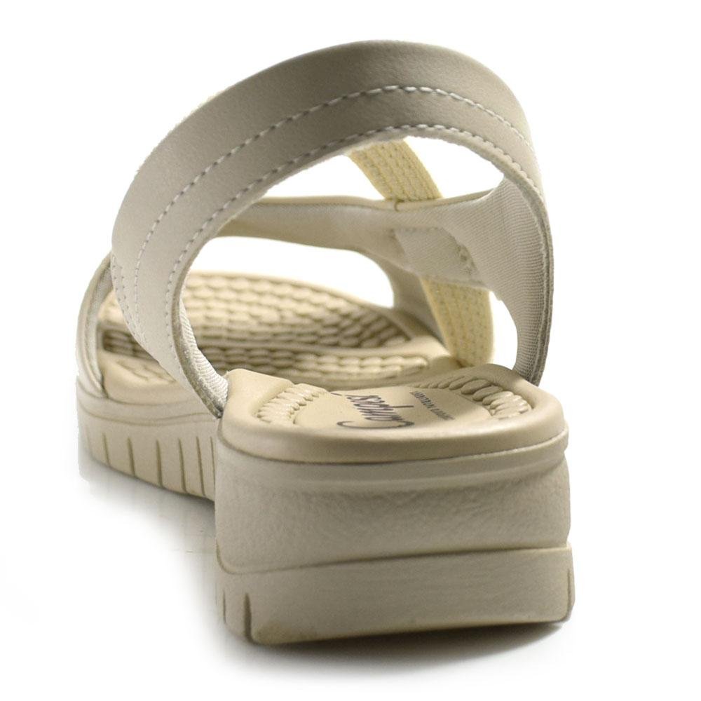 Papete Feminina Campesí Creme 4