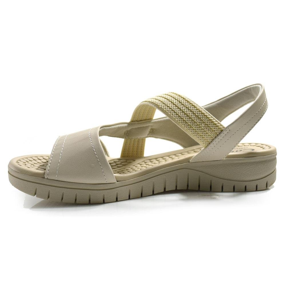 Papete Feminina Campesí Creme 5