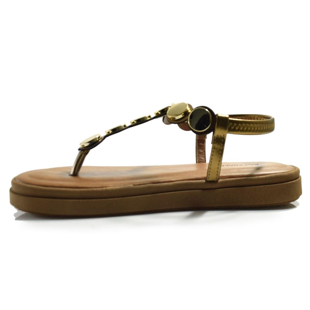 Papete Feminina Cazzualen Dourado 5