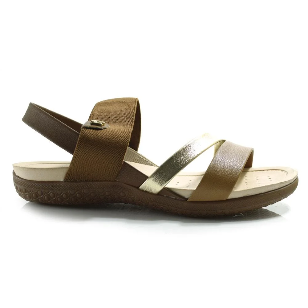 Papete Feminina Modare  Marrom 3