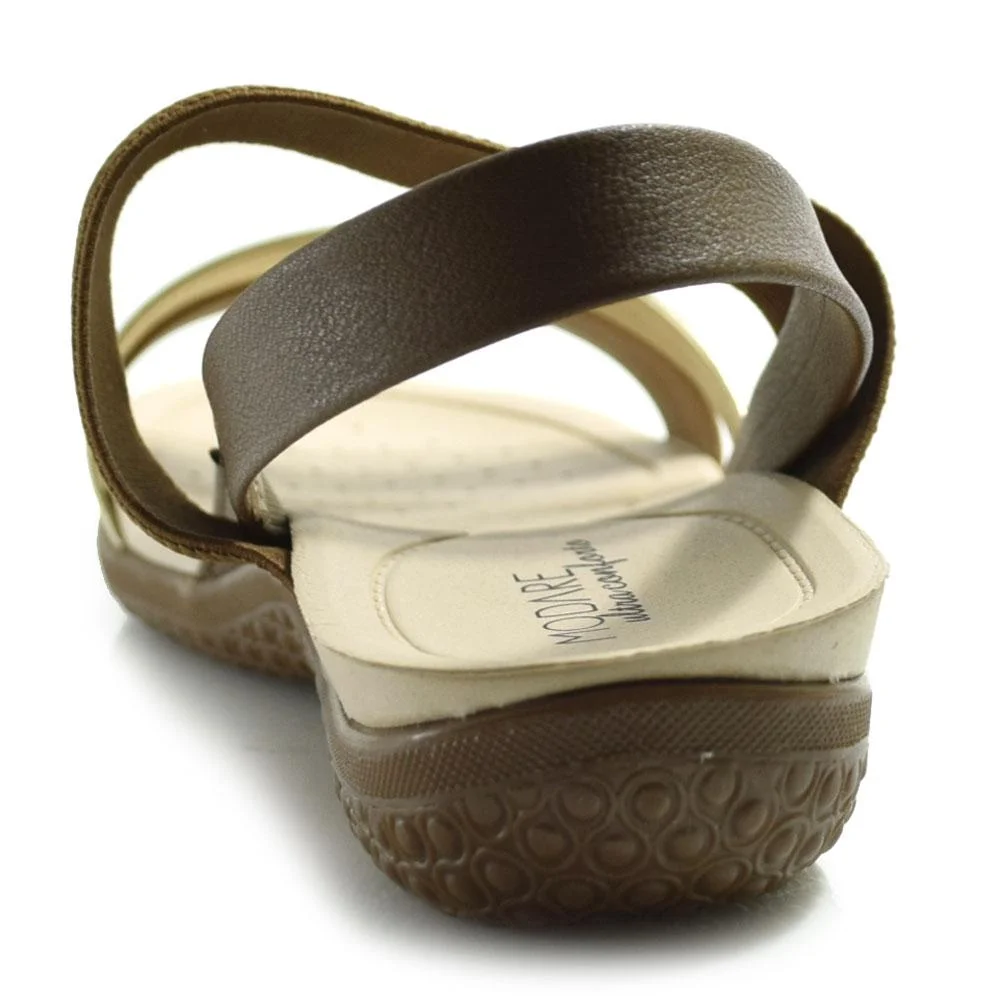 Papete Feminina Modare  Marrom 4