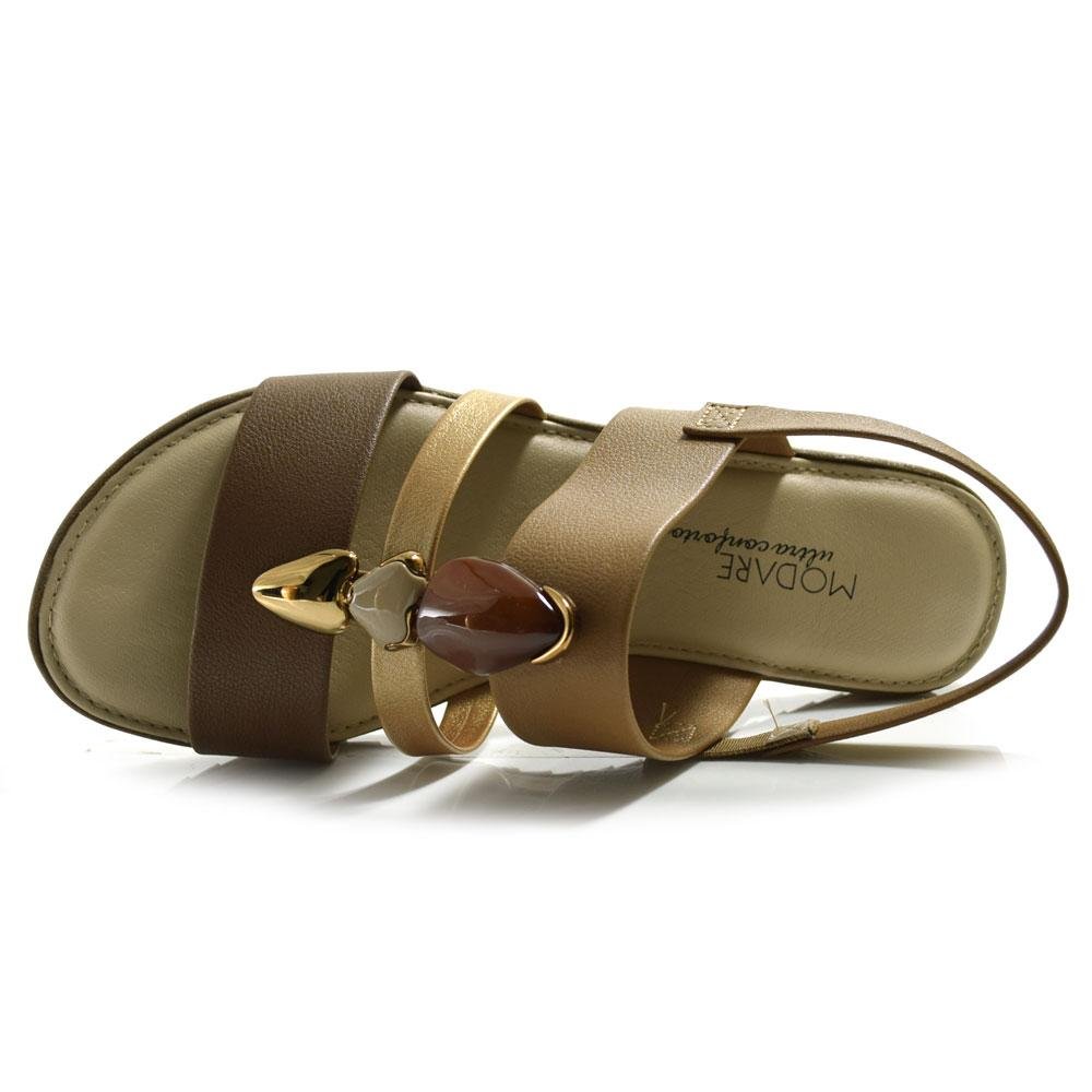 Papete Feminina Modare Marrom 6