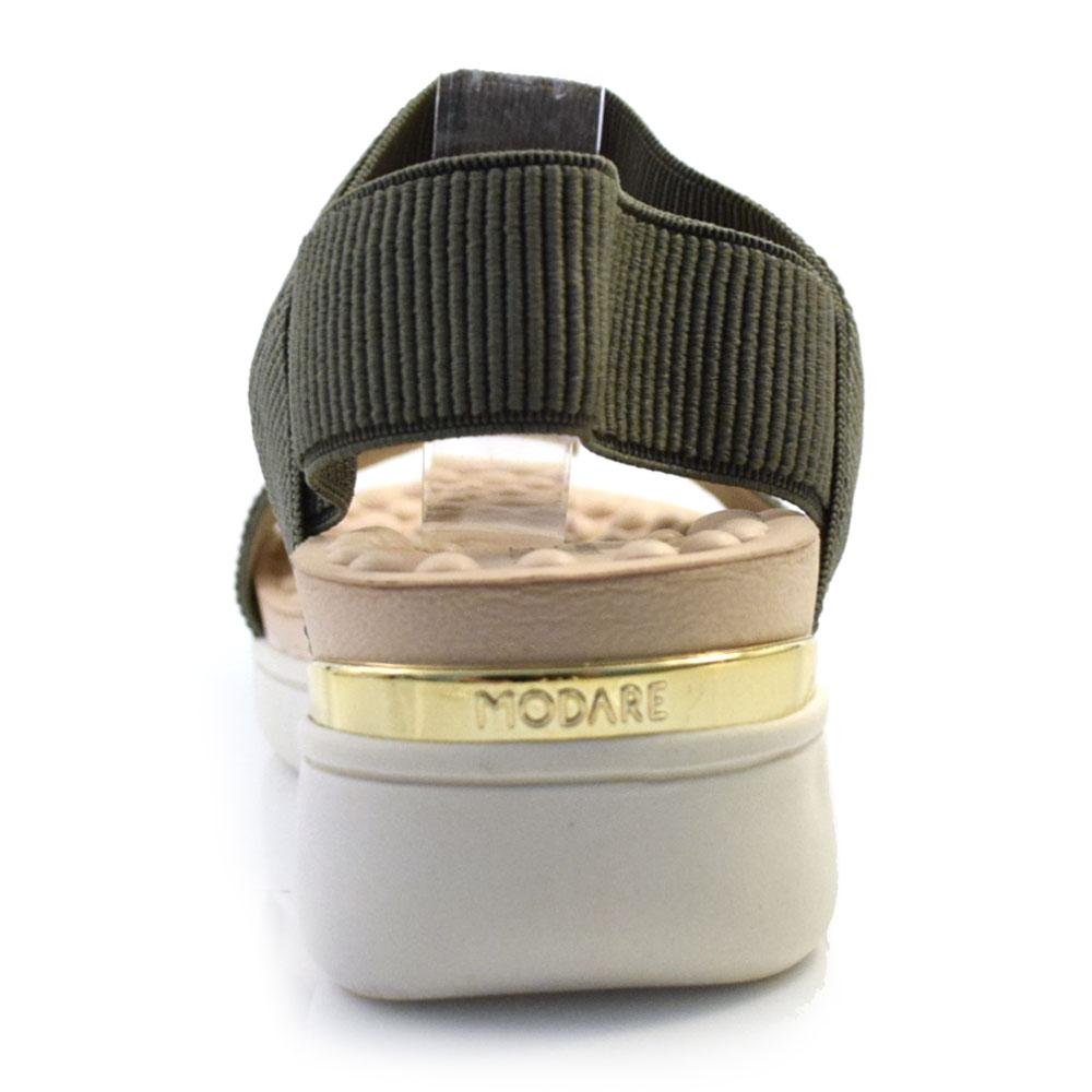 Sandália Anabela Feminina Modare 7151.102.21177 Verde 4