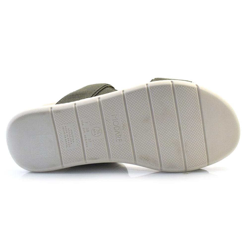 Sandália Anabela Feminina Modare 7151.102.21177 Verde 7