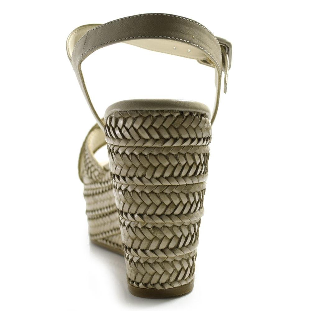 Sandália Anabela Com Tramas Suzzara Off White 4