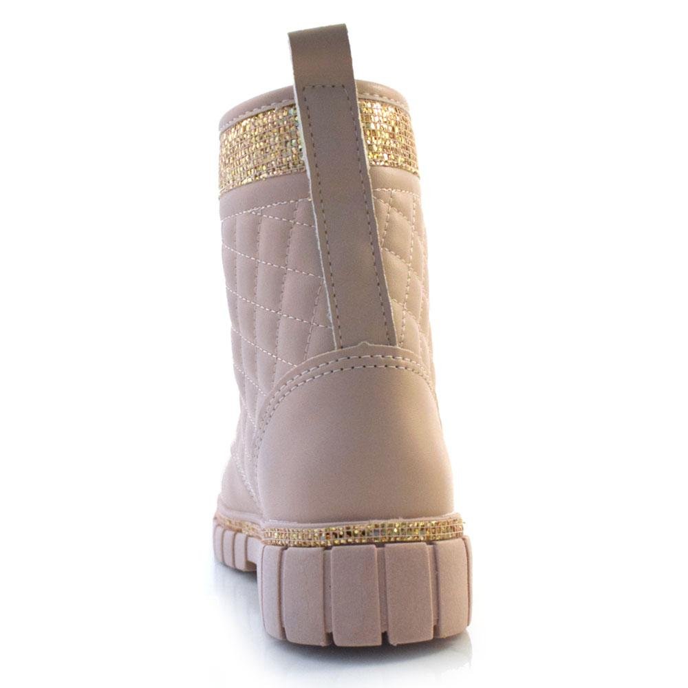 Coturno Infantil Nilqi 1510.7 GLITTER Rosa 5