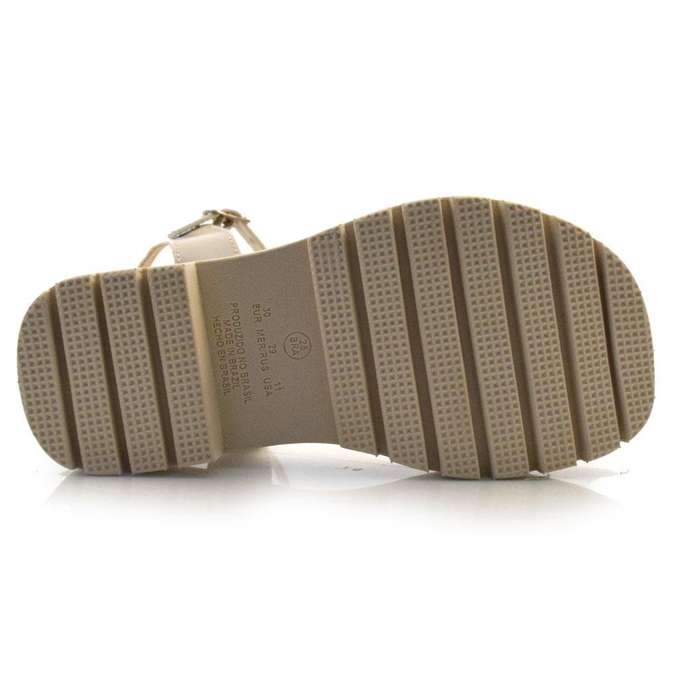 Sandália Flat Infantil Nilqi 305.6 Creme 7