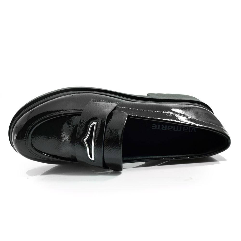 Mocassim Feminino Via Marte 246-005-01 Preto 6