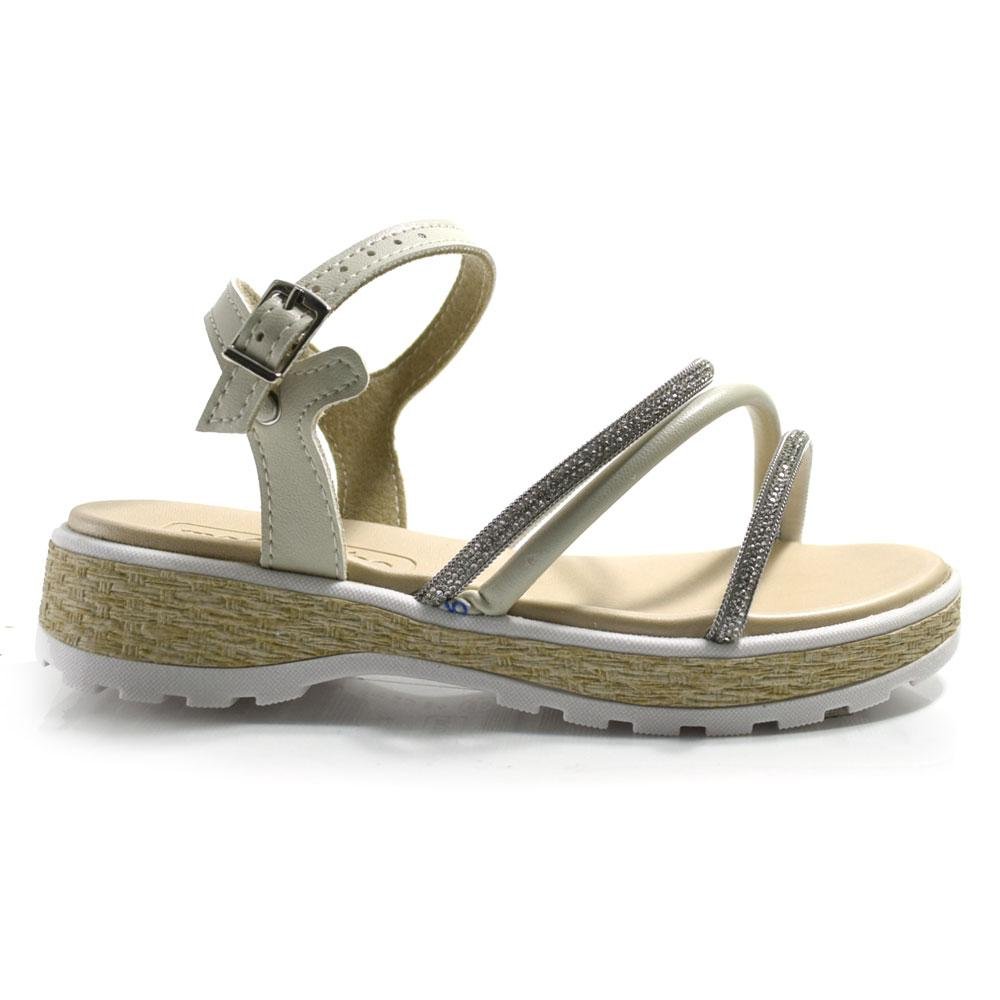 Sandália Infantil Molekinha do 26 ao 34 Off White 3