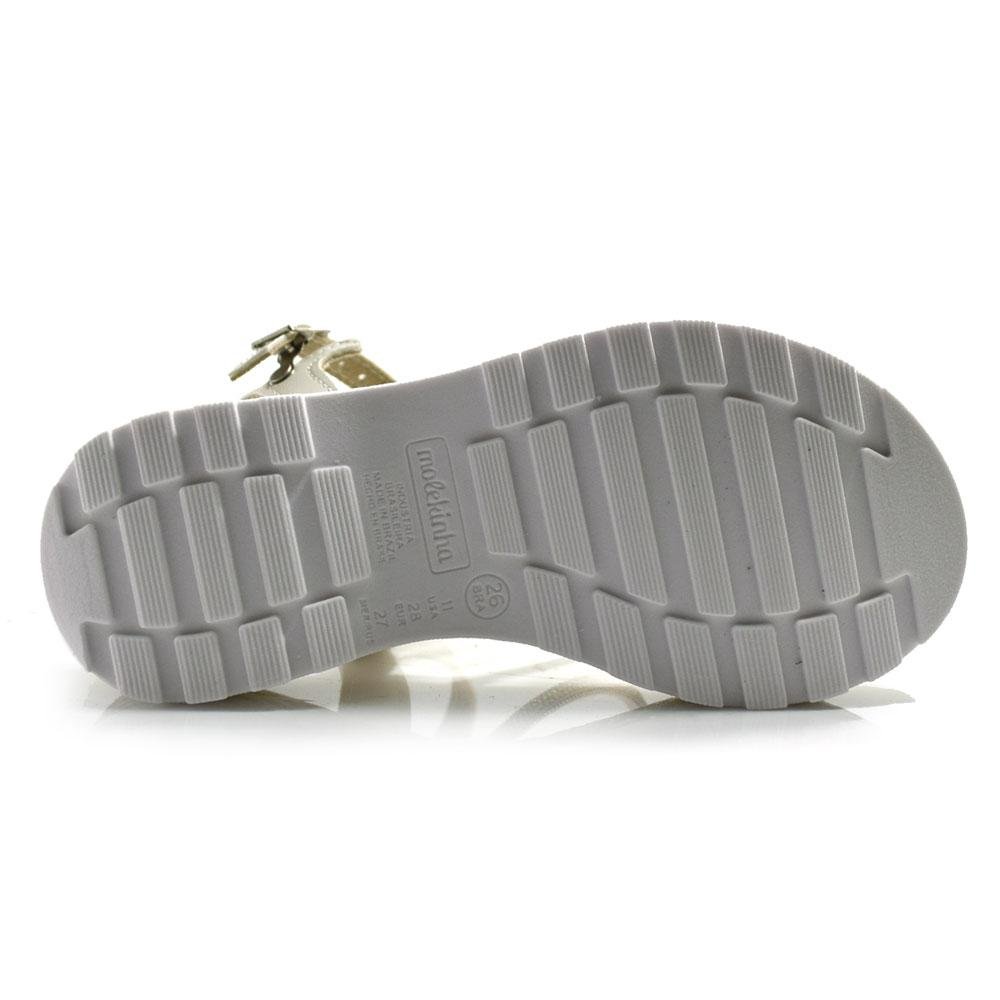 Sandália Infantil Molekinha do 26 ao 34 Off White 7