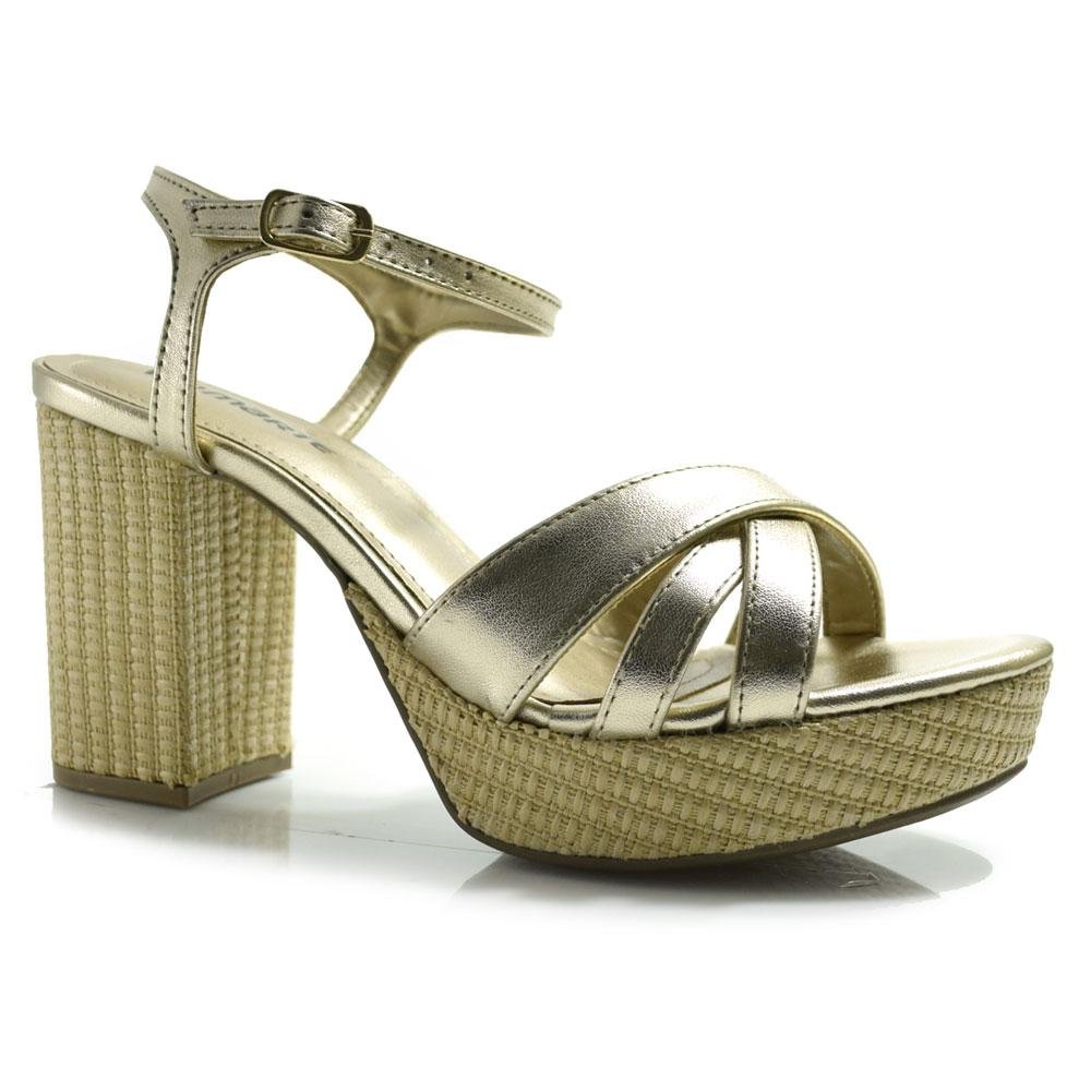 Sandália Plataforma Feminina Via Marte