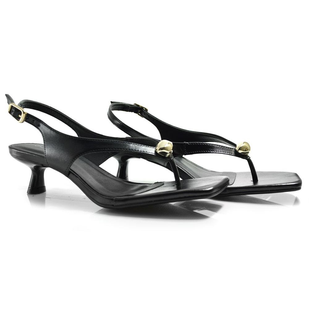 Sandália de Salto Feminina Cazzualen Preto 2